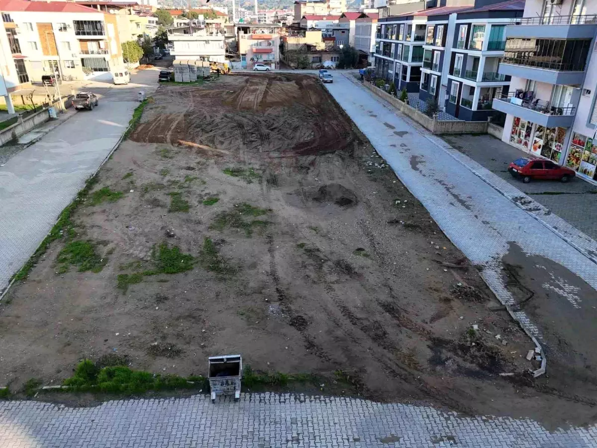 Nazilli\'de Yeni Park Yapımına Başlandı