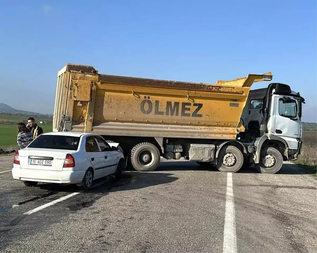 Gönen-Manyas Yolunda Trafik Kazası