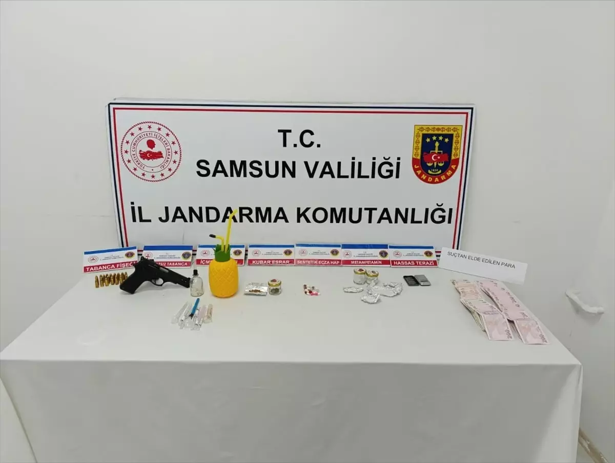 Samsun\'da Uyuşturucu Operasyonu: 3 Gözaltı