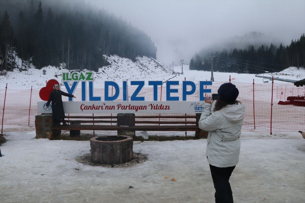 Yıldıztepe Kayak Merkezi\'ne Yoğun İlgi