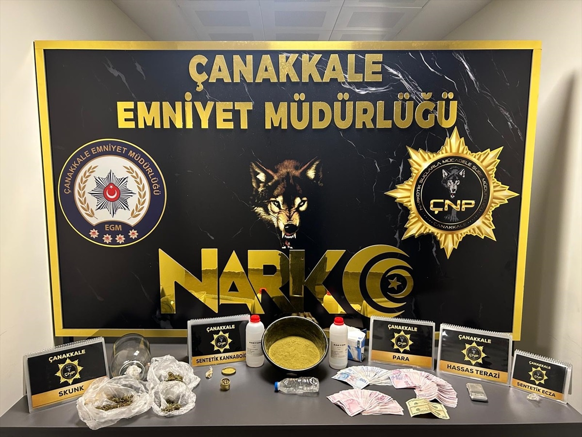 Çanakkale\'de Uyuşturucu Operasyonu: Zanlı Tutuklandı