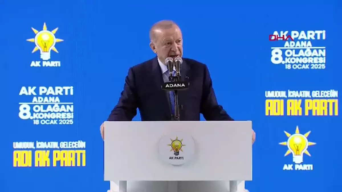 Cumhurbaşkanı Erdoğan, AK Parti Adana 8. Olağan İl Kongresi\'nde konuştu (HABER EKLENDİ)