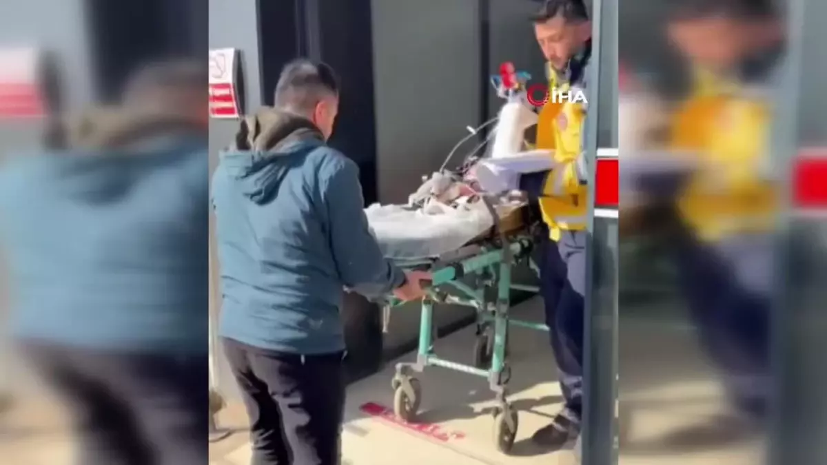 Helikopter ambulans Melisa bebeği Van\'a götürdü