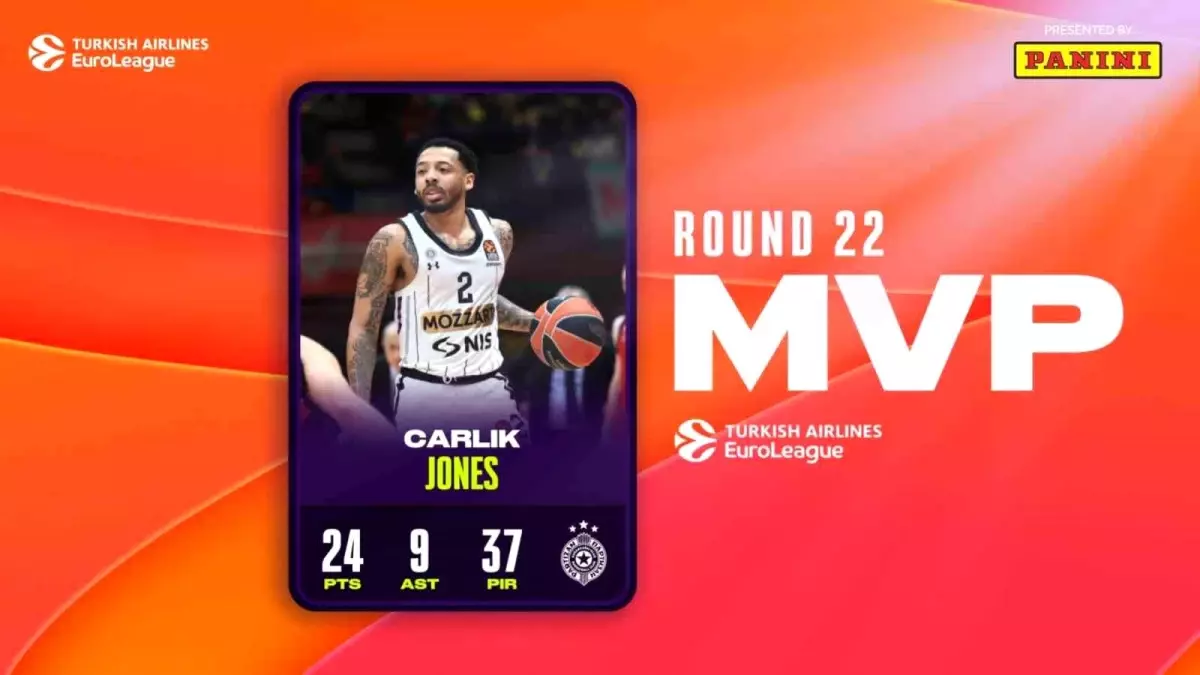 Euroleague\'de MVP Carlik Jones