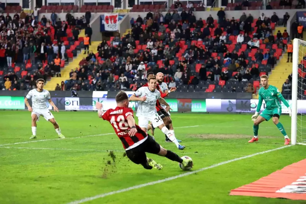 Gaziantep FK ve Bodrum FK Berabere Kaldı