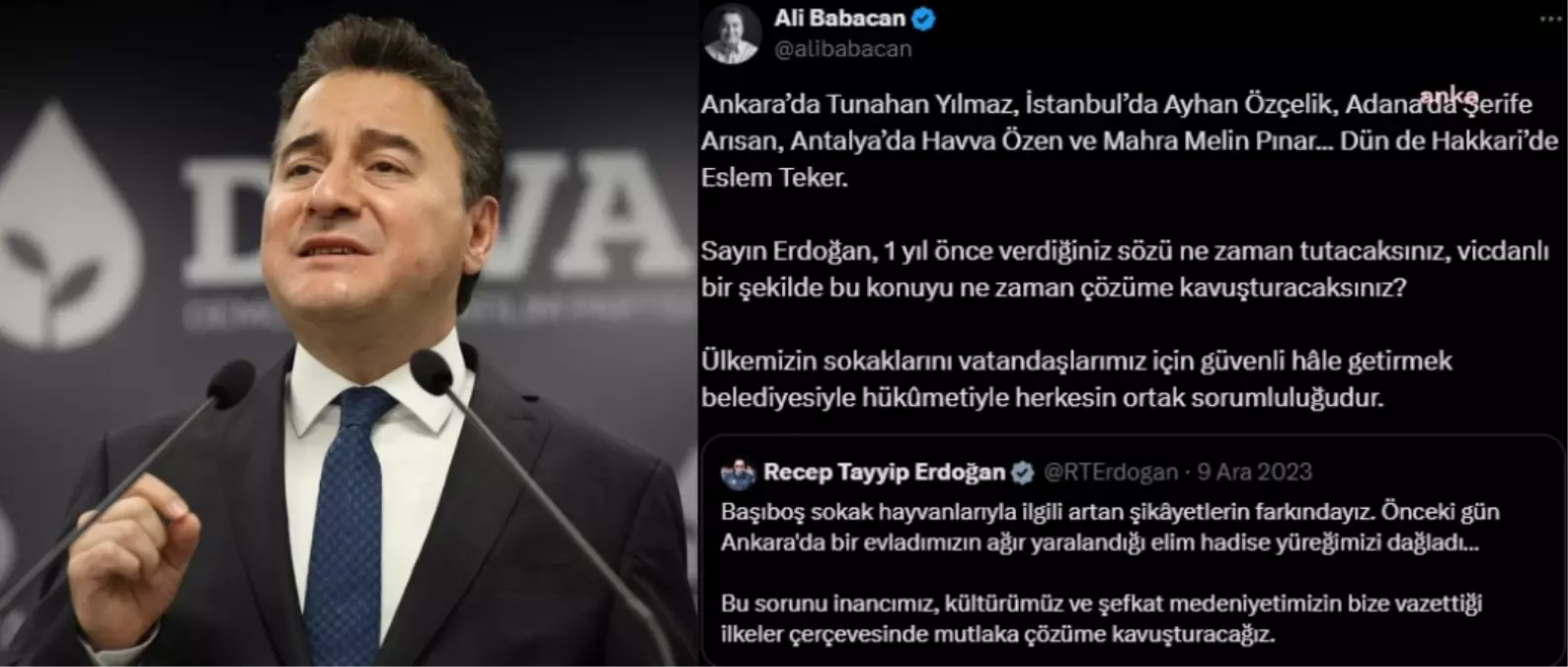 Ali Babacan: "Sokakları Vatandaşlarımız İçin Güvenli Hale Getirmek Belediyesiyle Hükümetiyle Herkesin Ortak Sorumluluğudur"