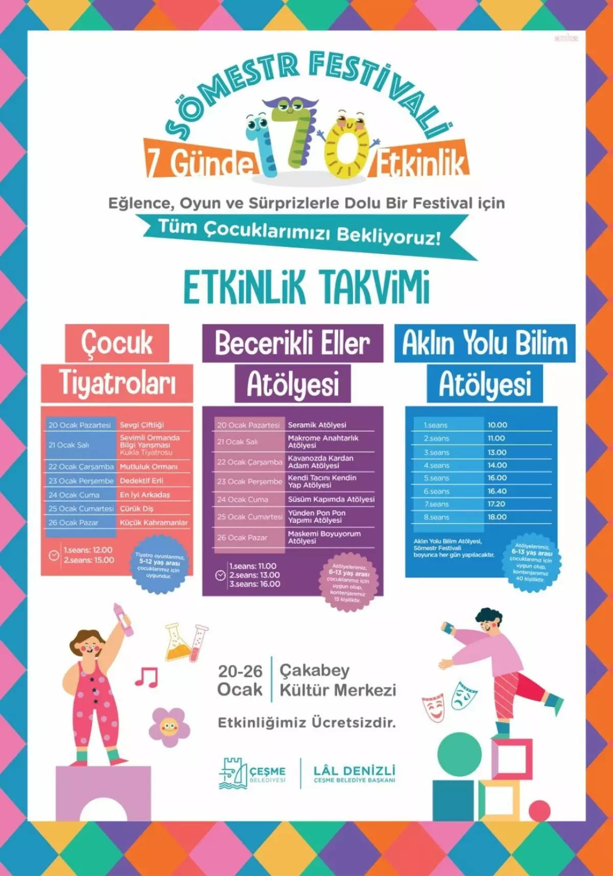 Çeşme\'de Öğrenciler İçin Sömestr Festivali Düzenleniyor