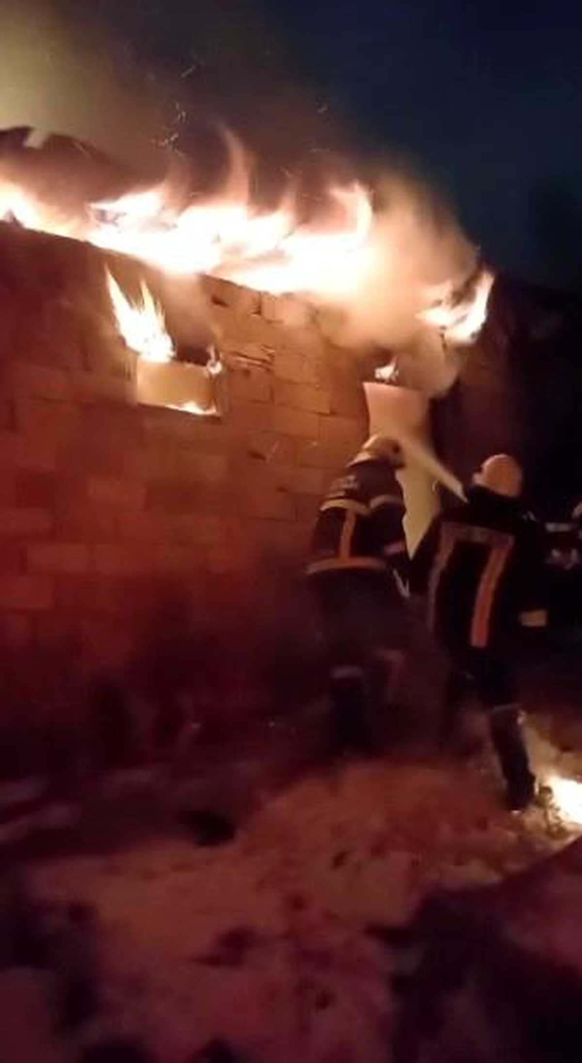 Kars\'ta Kömürlük Yangını: Hayvanlar Telef Oldu