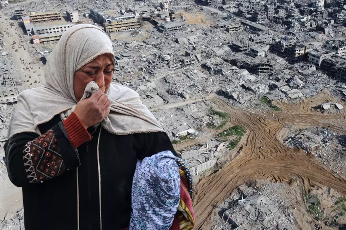 Ateşkes sonrası bölgeye dönen Gazzelileri büyük yıkım karşıladı