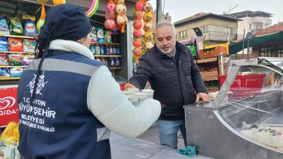 Aydın\'da Kış Günlerinde Çorba İkramı Devam Ediyor