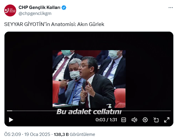 CHP Gençlik Kolları Başkanı Cem Aydın hakkında soruşturma