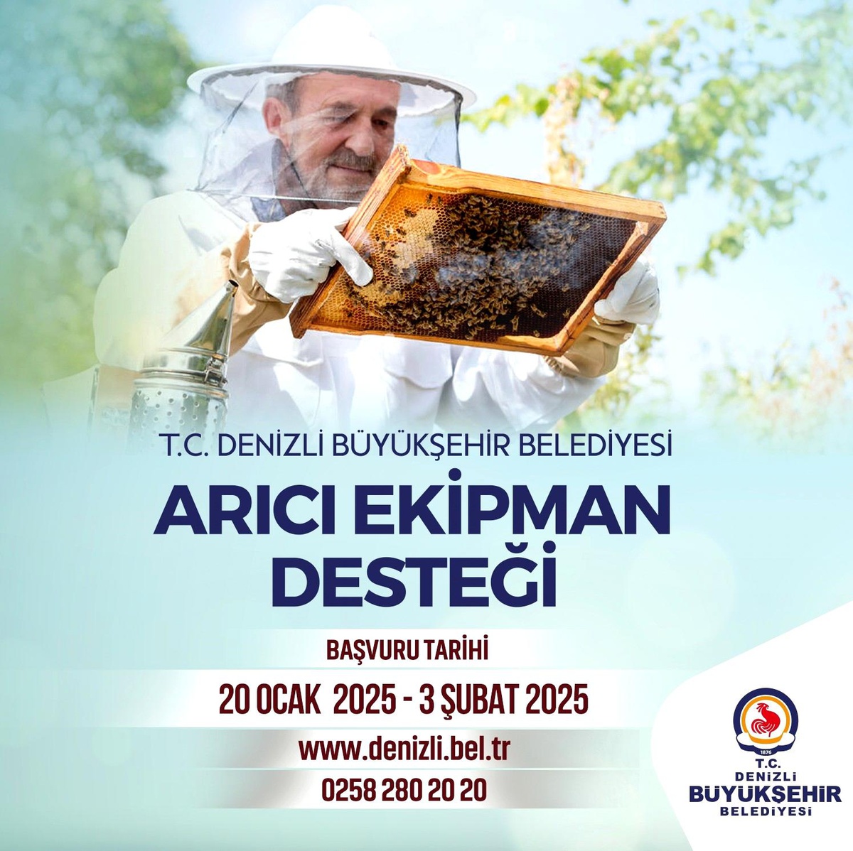 Denizli Büyükşehir Belediyesi\'nden Arıcılara Ekipman Desteği Projesi