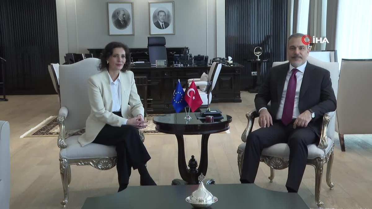 Fidan, AB Komisyonu Üyesi Lahbib\'i Ağırladı