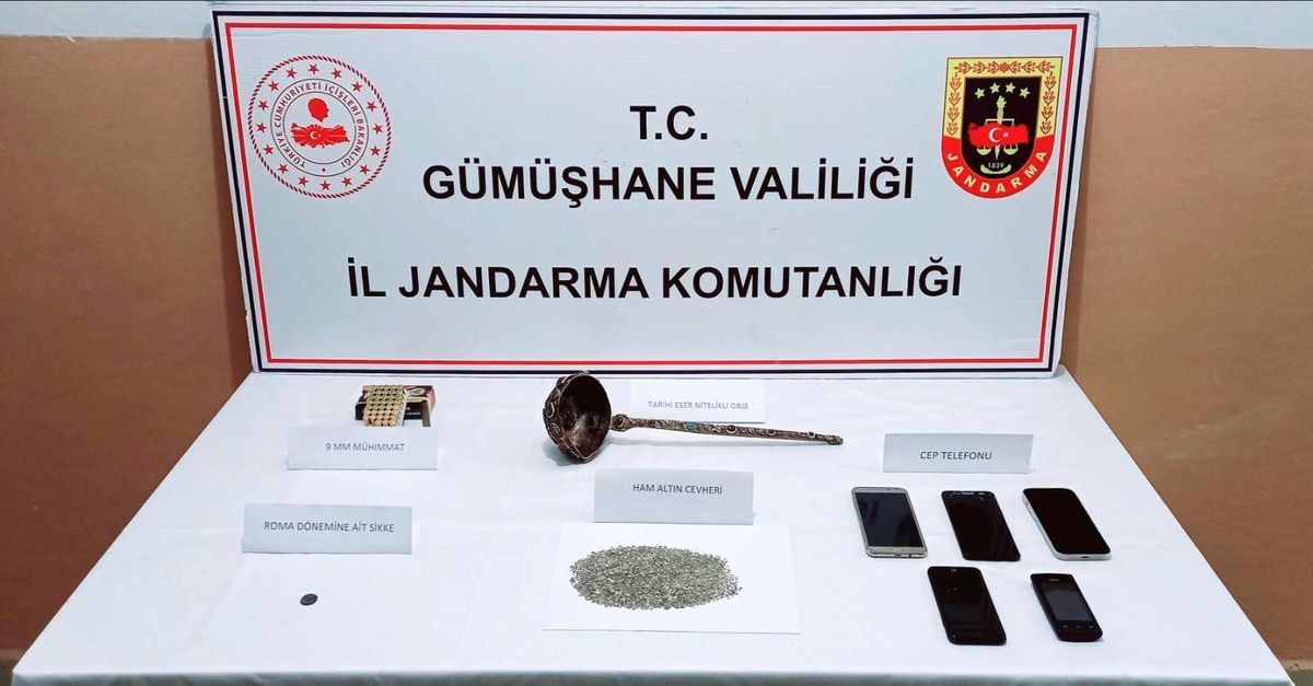 Gümüşhane\'de Tarihi Eser Operasyonu