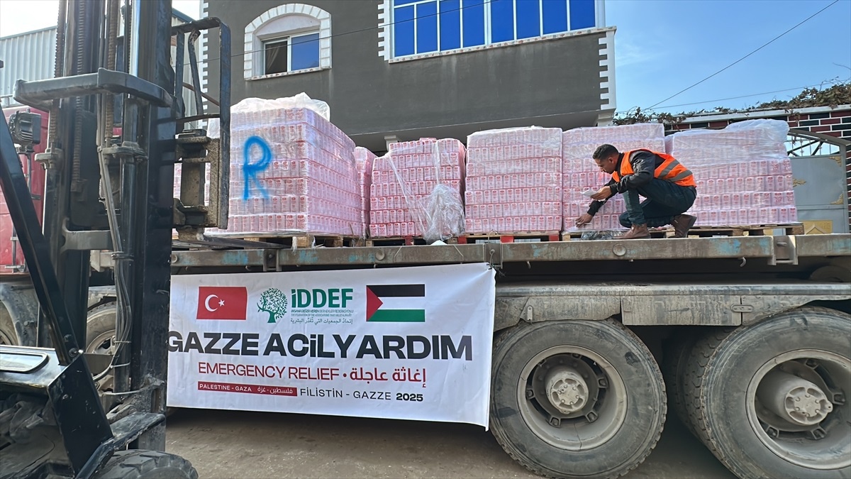 İDDEF Gazze\'ye Yardımları Sürdürüyor
