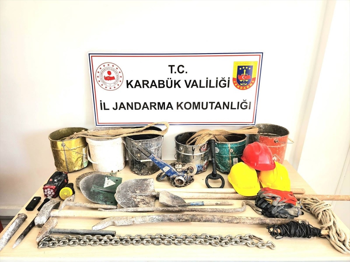 Karabük\'te Kaçak Kazı Operasyonu