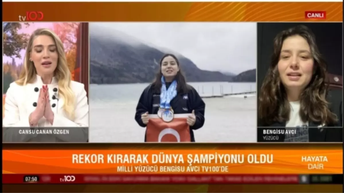 Milli Yüzücü Bengisu Avcı, IISA Buz Dünya Şampiyonası\'nda Rekor Kırarak Şampiyon Oldu!