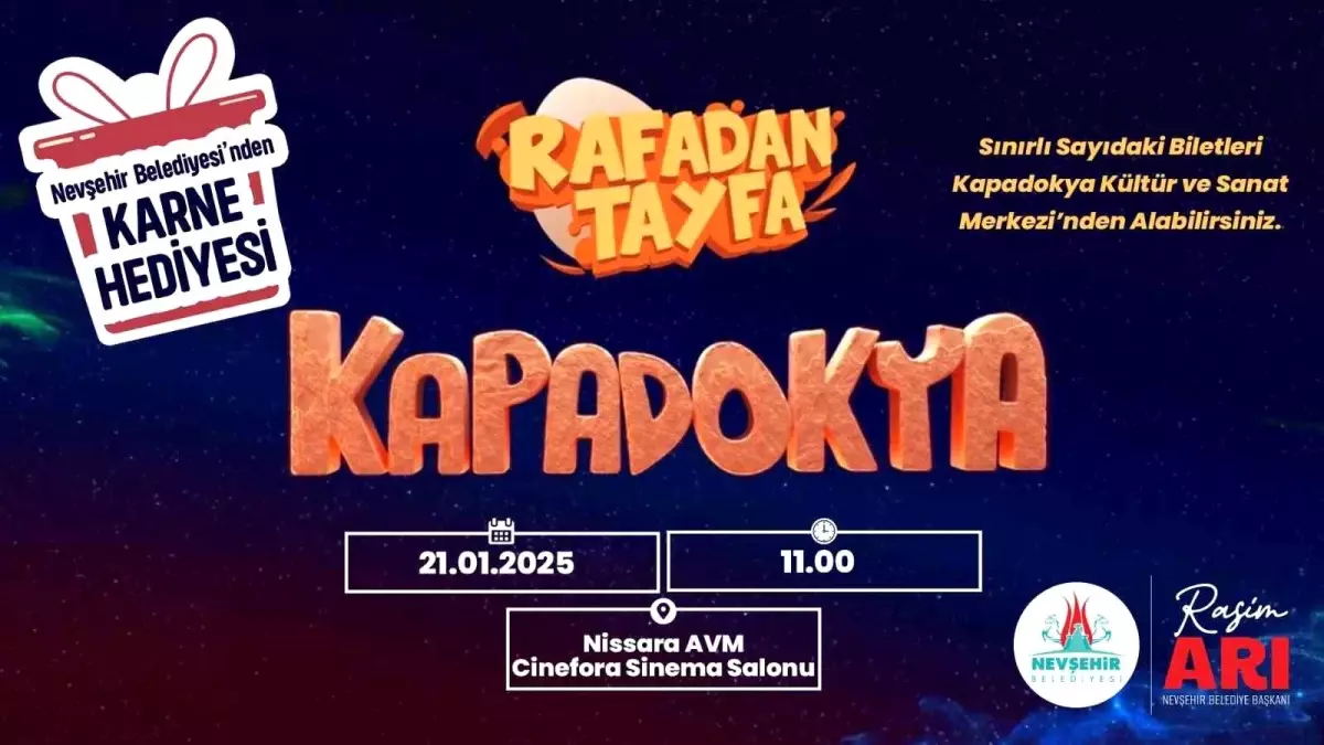 Nevşehirli Çocuklar \'Rafadan Tayfa Kapadokya\' Filmiyle Yeniden Buluşacak