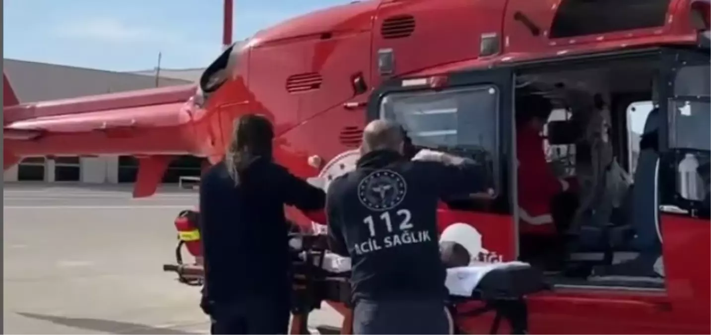 Cizre\'de Zatürre Tedavisi Gören Bebek Ambulans Helikopterle Sevk Edildi