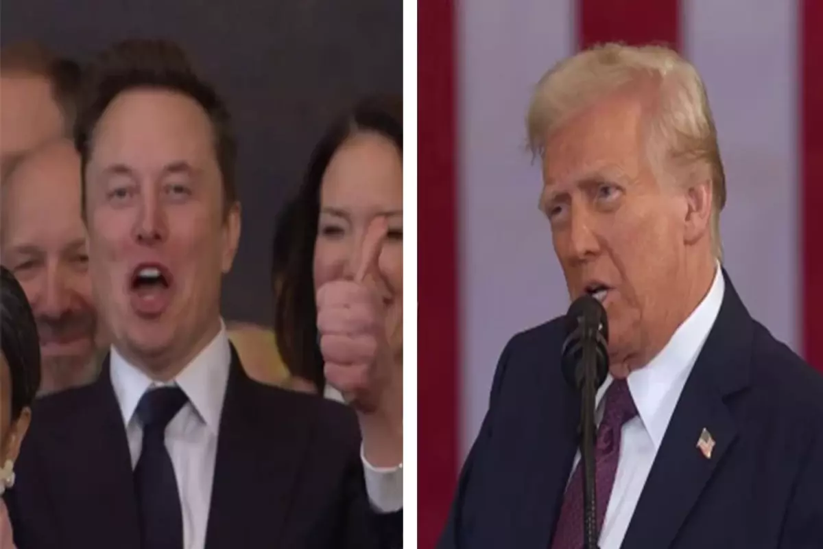 Yemin töreninde ilginç anlar: Trump\'ın \'Mars\' vaadi Elon Musk\'ı kendinden geçirdi