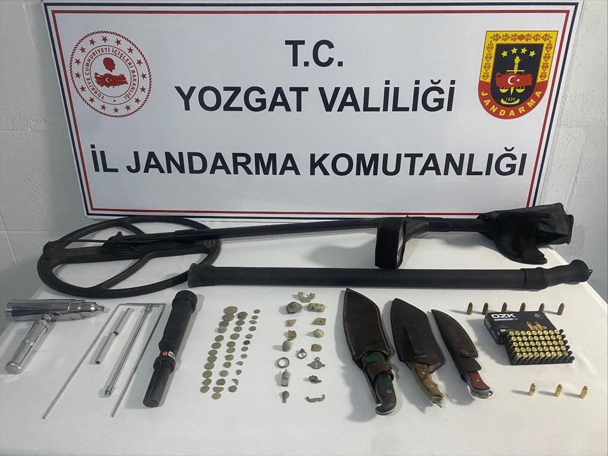 Yozgat\'ta Kaçak Kazı Operasyonu