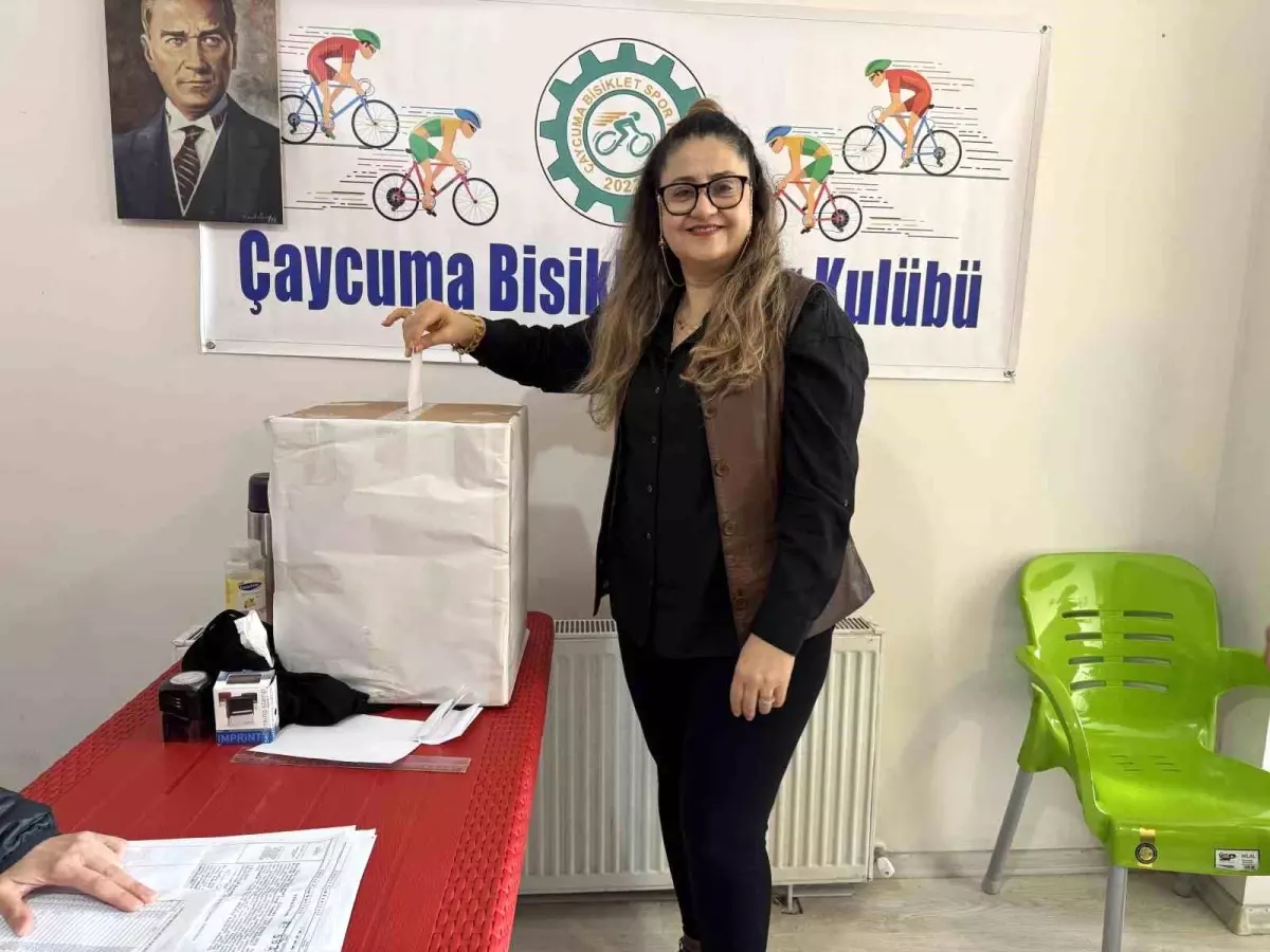 Çaycuma Bisiklet Kulübü\'nün Yeni Başkanı Tülay Tuncel