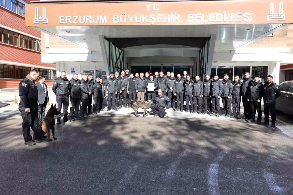 Erzurum Belediyesi Arama Kurtarma Ekibi Akredite Edildi