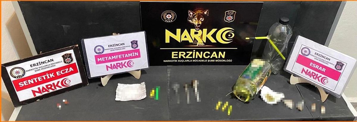 Erzincan\'da Uyuşturucu Operasyonu: 4 Gözaltı