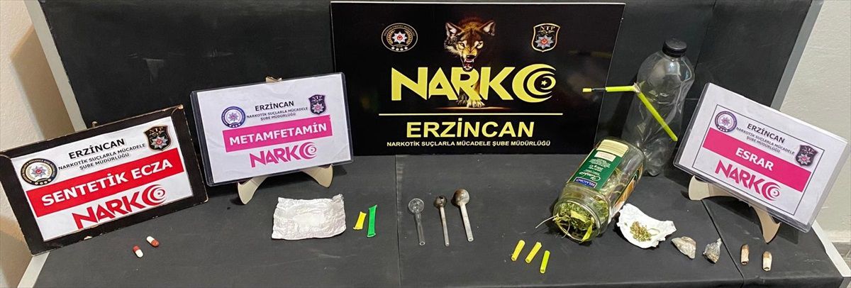 Erzincan\'da Uyuşturucu Operasyonu: 4 Gözaltı