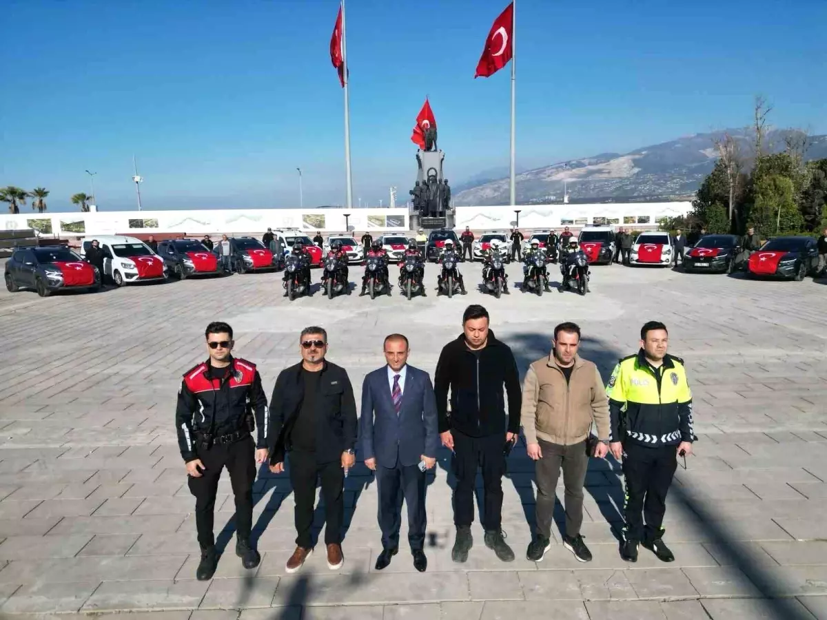 İskenderun Emniyetine 23 Yeni Araç