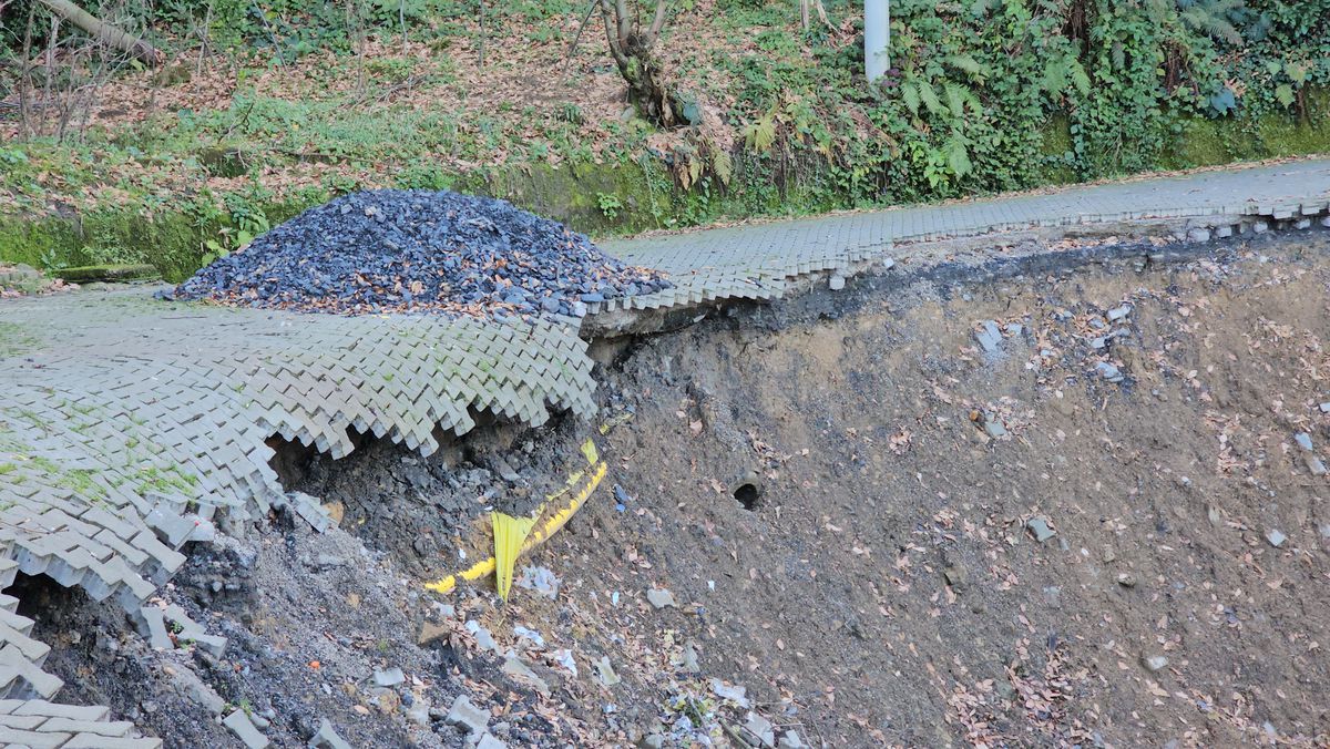 Zonguldak\'taki Heyelan Bölgesinde Çalışma Bekleniyor