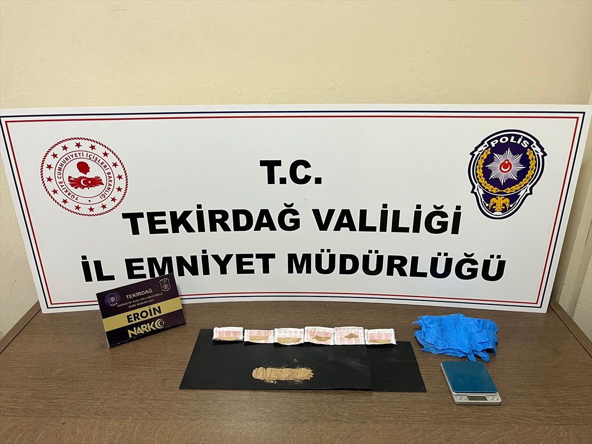 Tekirdağ\'da Uyuşturucu Operasyonu: 9 Tutuklama