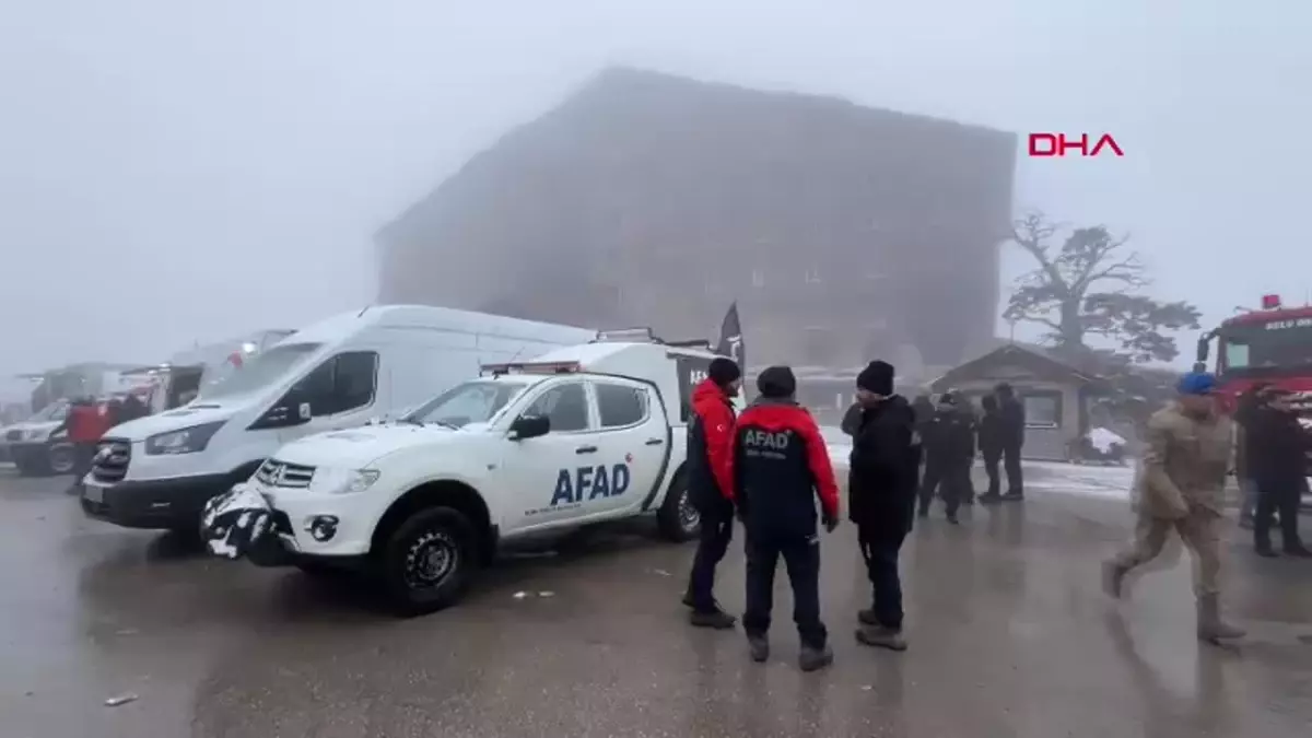 Bolu\'da Grand Kartal Otel yangınında 76 kişi hayatını kaybetti