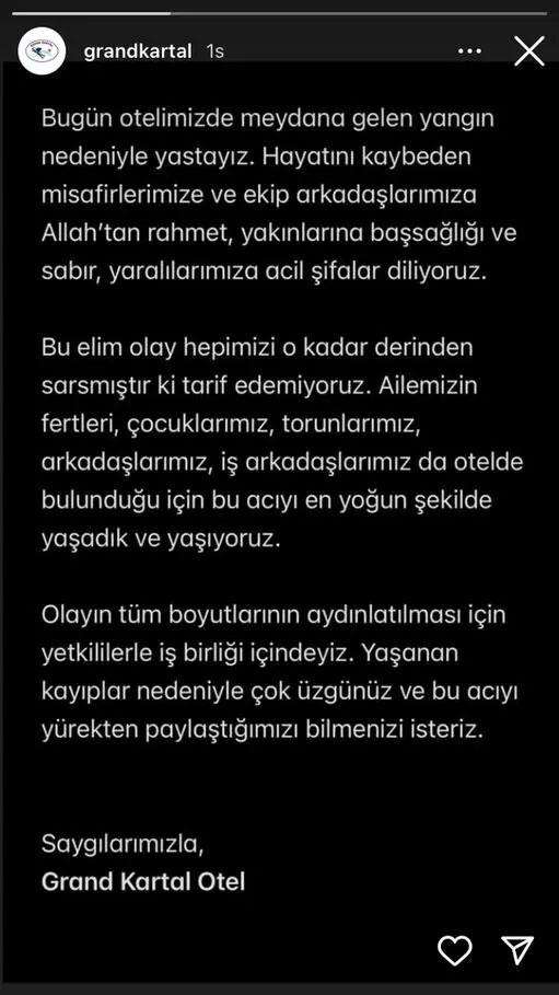 76 kişiye mezar olan otelin ortağından tepki çeken sözler: Bizim de kaybettiğimiz arkadaşlarımız var