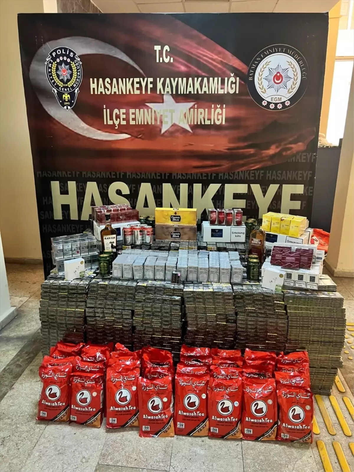 Hasankeyf\'te Kaçakçılık Operasyonu