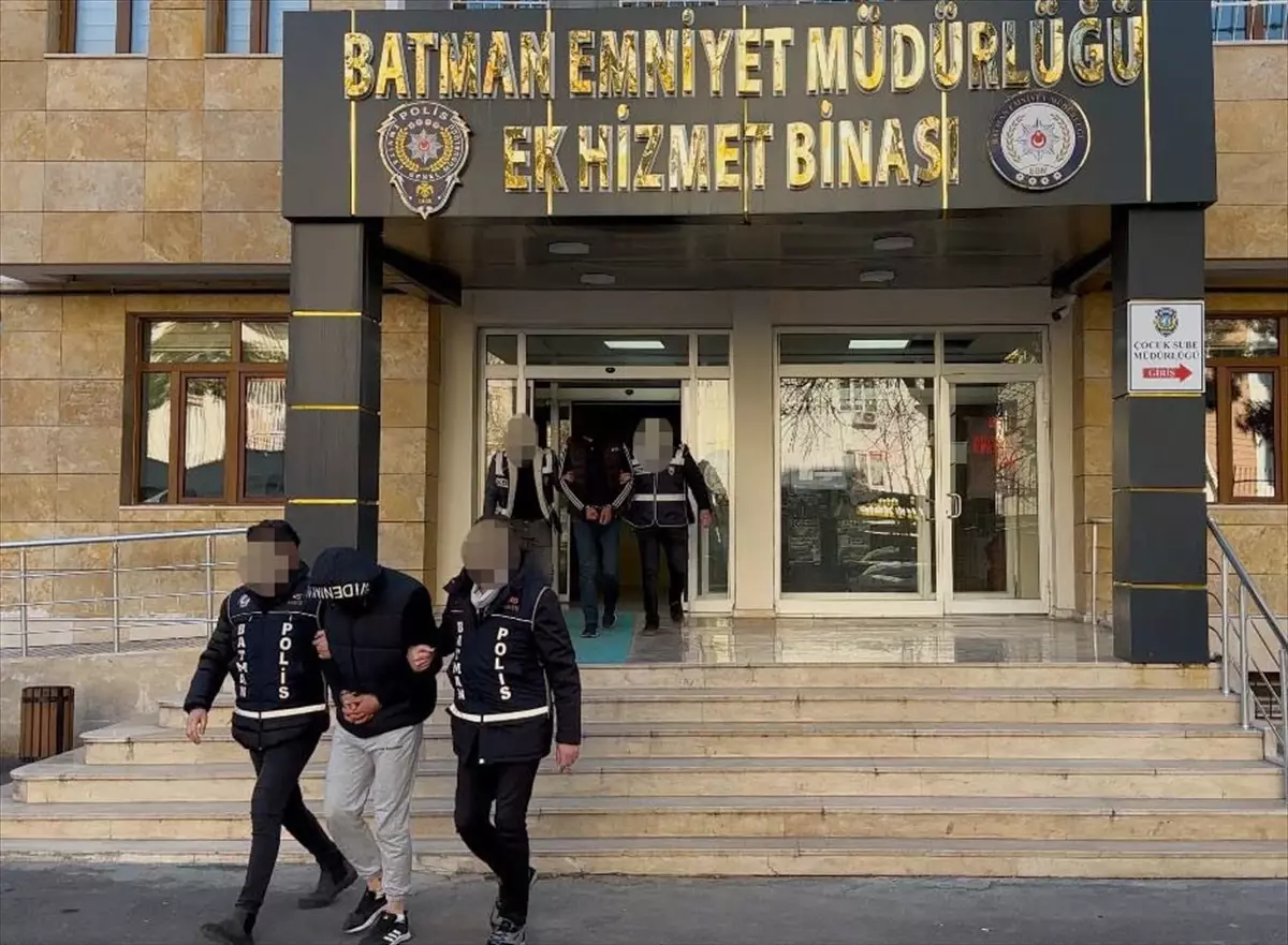 Batman\'da Kapkaç Şüphelileri Tutuklandı