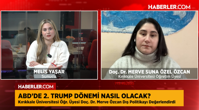 Doç. Dr. Merve Suna Özel Özcan: Trump, 'Küresel sisteme barışı getiren lider' imajını kullanıyor