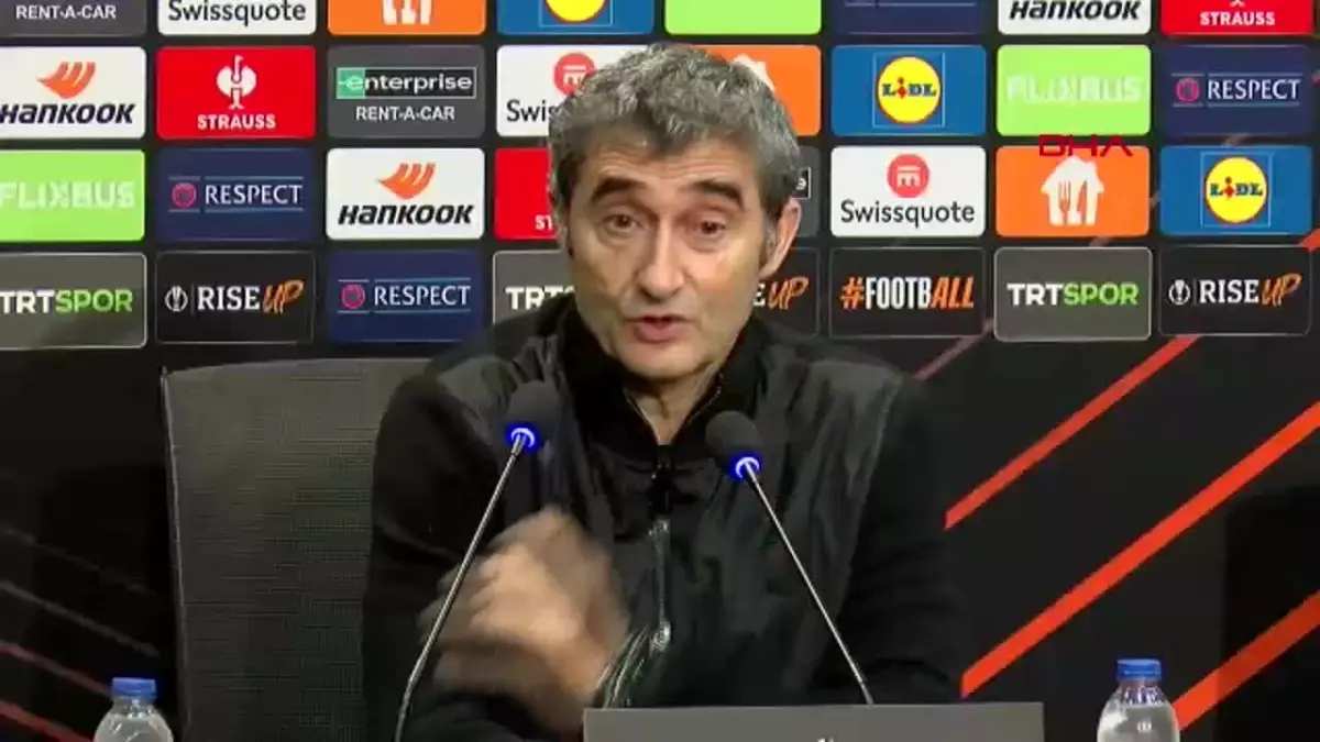 Ernesto Valverde: Beşiktaş galibiyeti hak eden taraftı