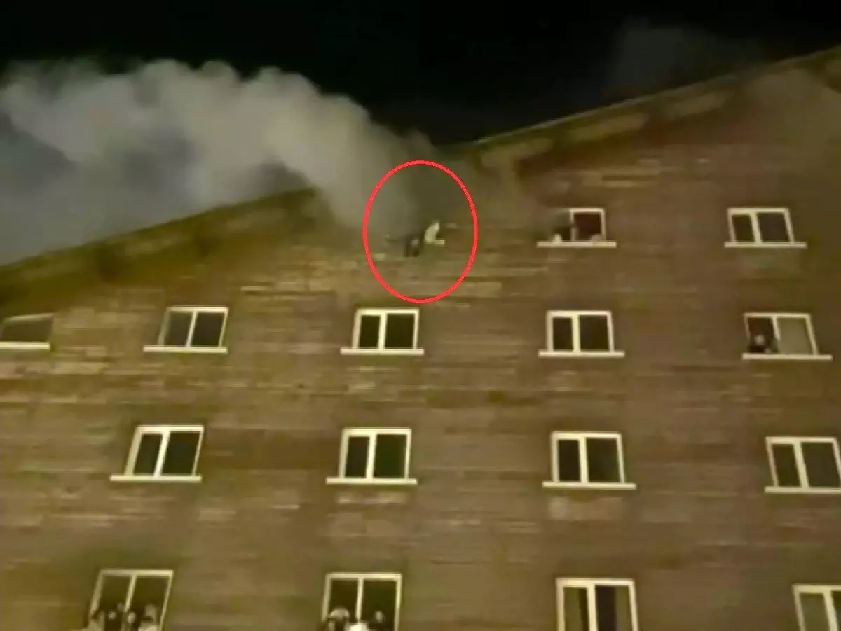 Bolu Yangınında Acı Görüntüler