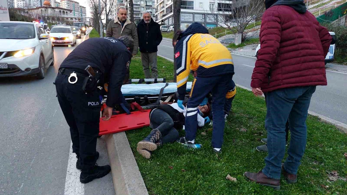 Samsun\'da motosiklet kazası