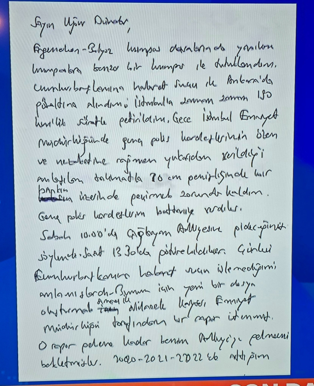 Zafer Partisi Lideri Ümit Özdağ, Cezaevinden Mektup Gönderdi