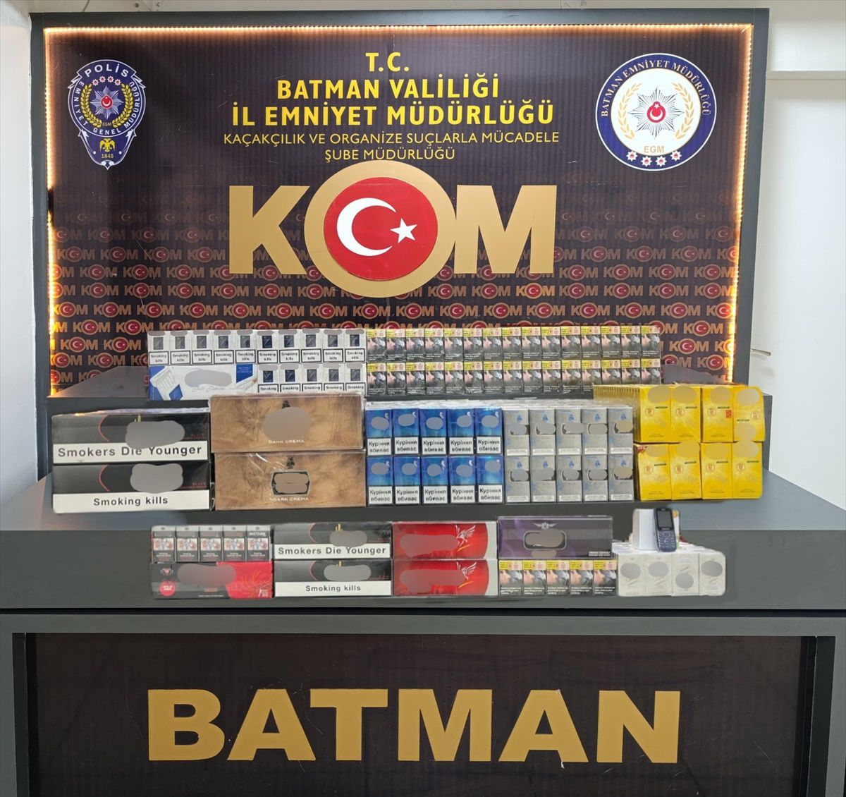 Batman\'da Kaçak Sigara Operasyonu