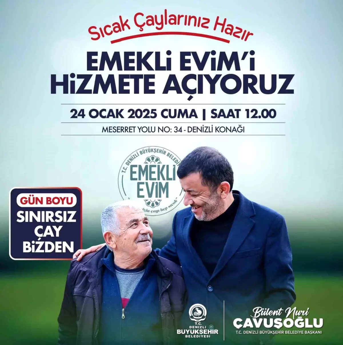 Denizli\'de İlk Emekli Evi Açılıyor