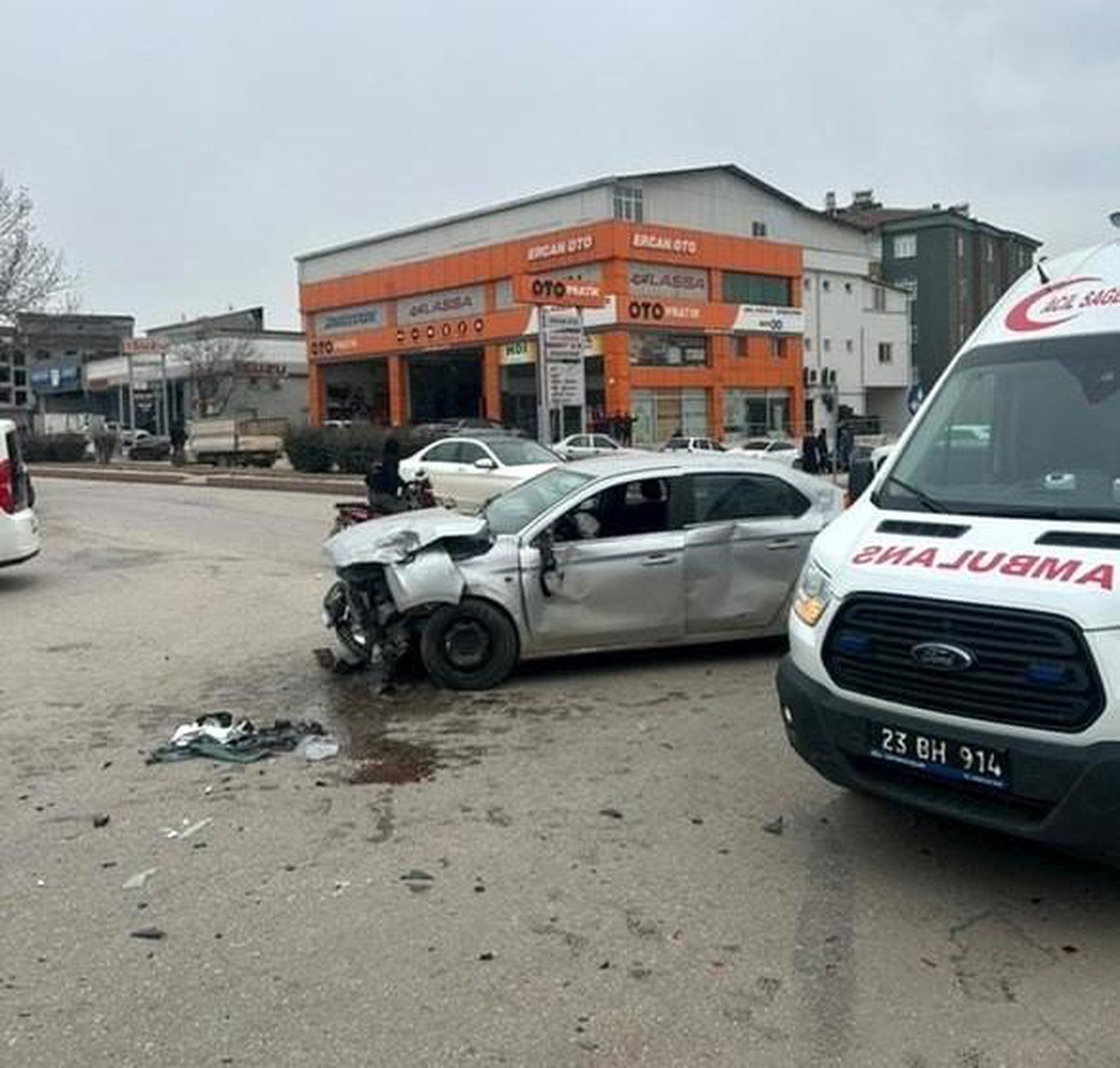 Elazığ\'da Trafik Kazası: 1 Yaralı
