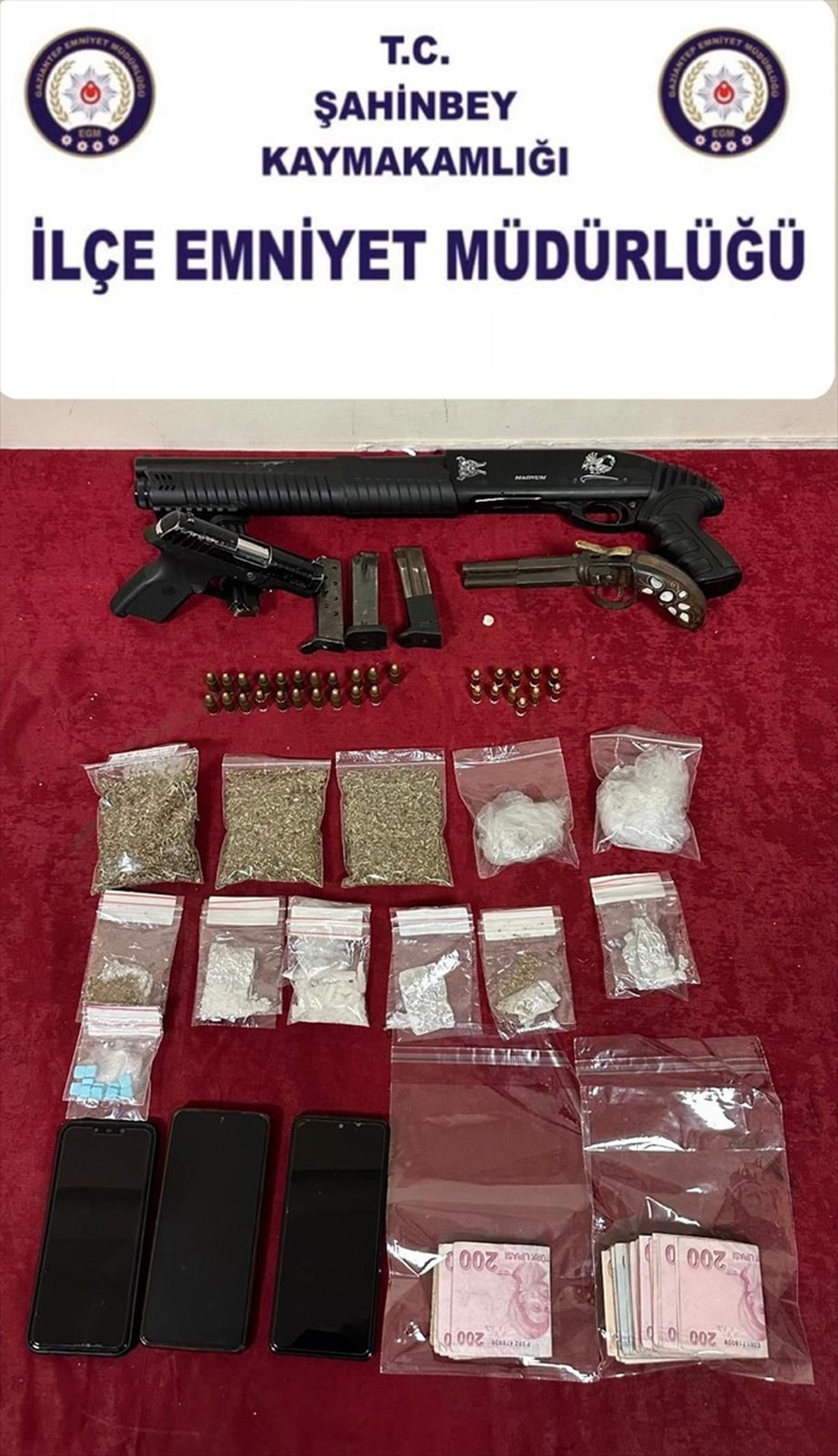 Gaziantep\'te 7 Şüpheli Gözaltına Alındı