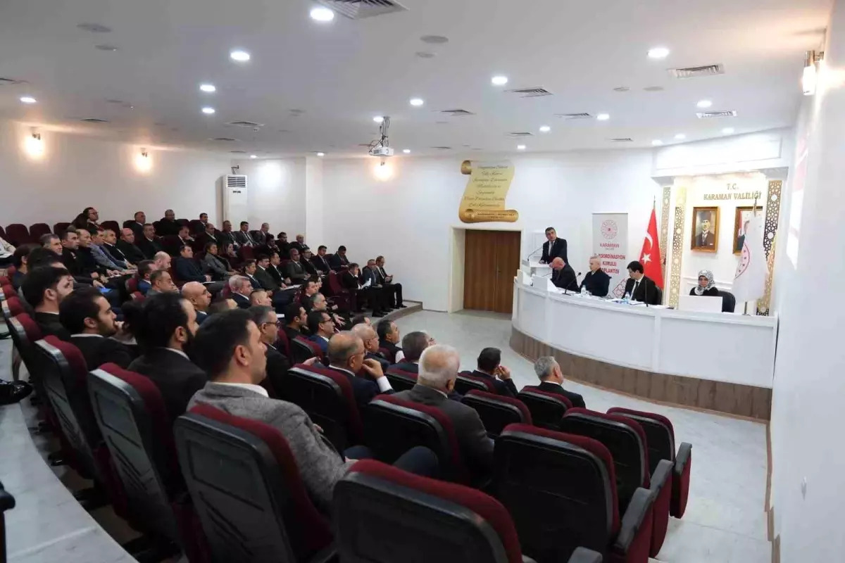 Karaman\'da 182 Kamu Projesinin Detayları Paylaşıldı