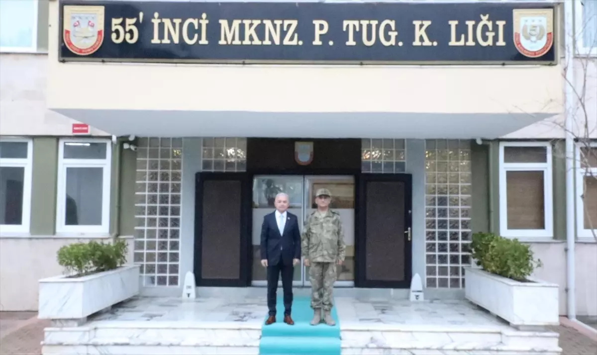 Vali Turan, Tuğgeneral Köse\'yi Ziyaret Etti