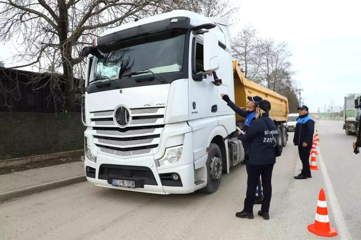 Ordu\'da Ağır Tonajlı Araçlara Geniş Çaplı Denetim