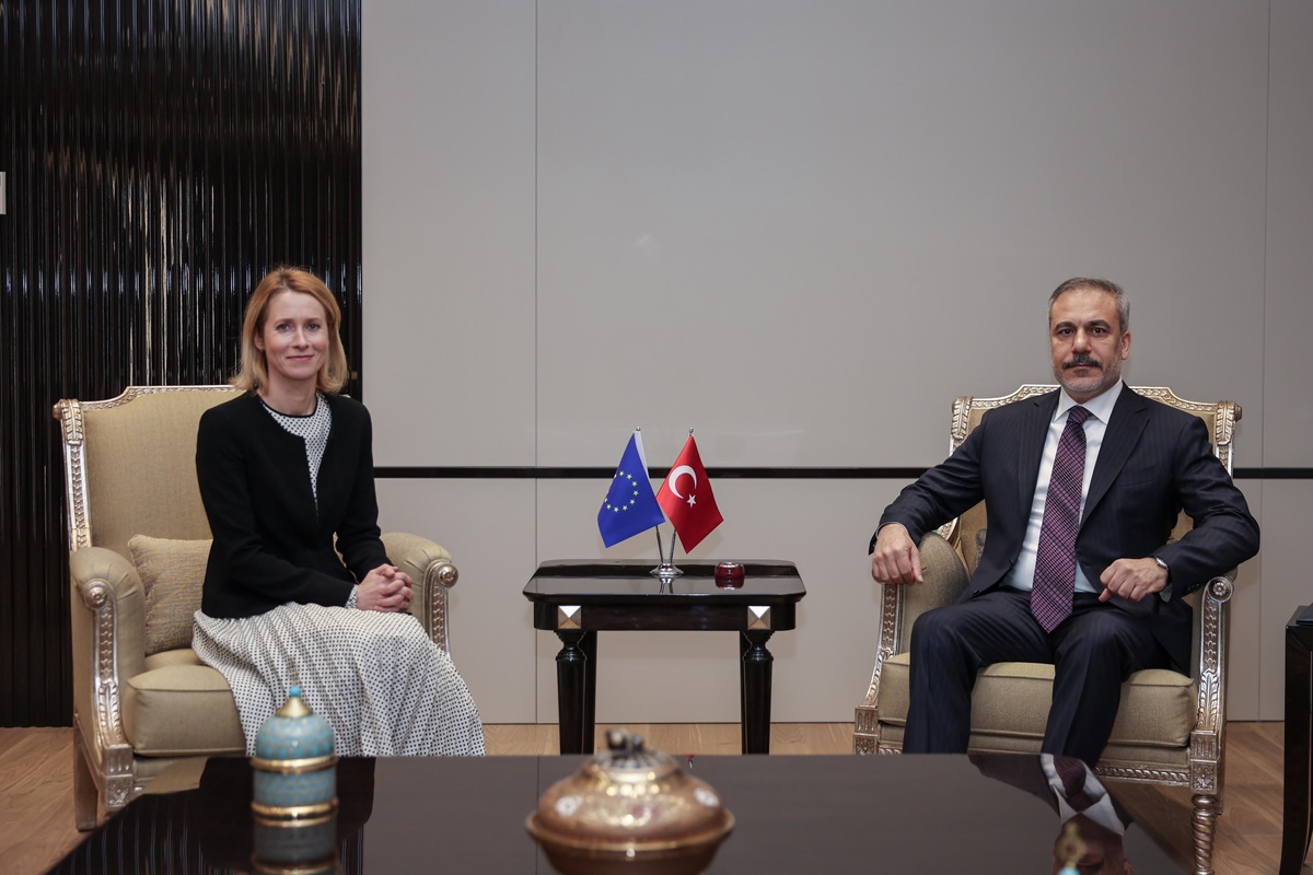 Dışişleri Bakanı Hakan Fidan, AB Temsilcisi Kaja Kallas ile Görüştü
