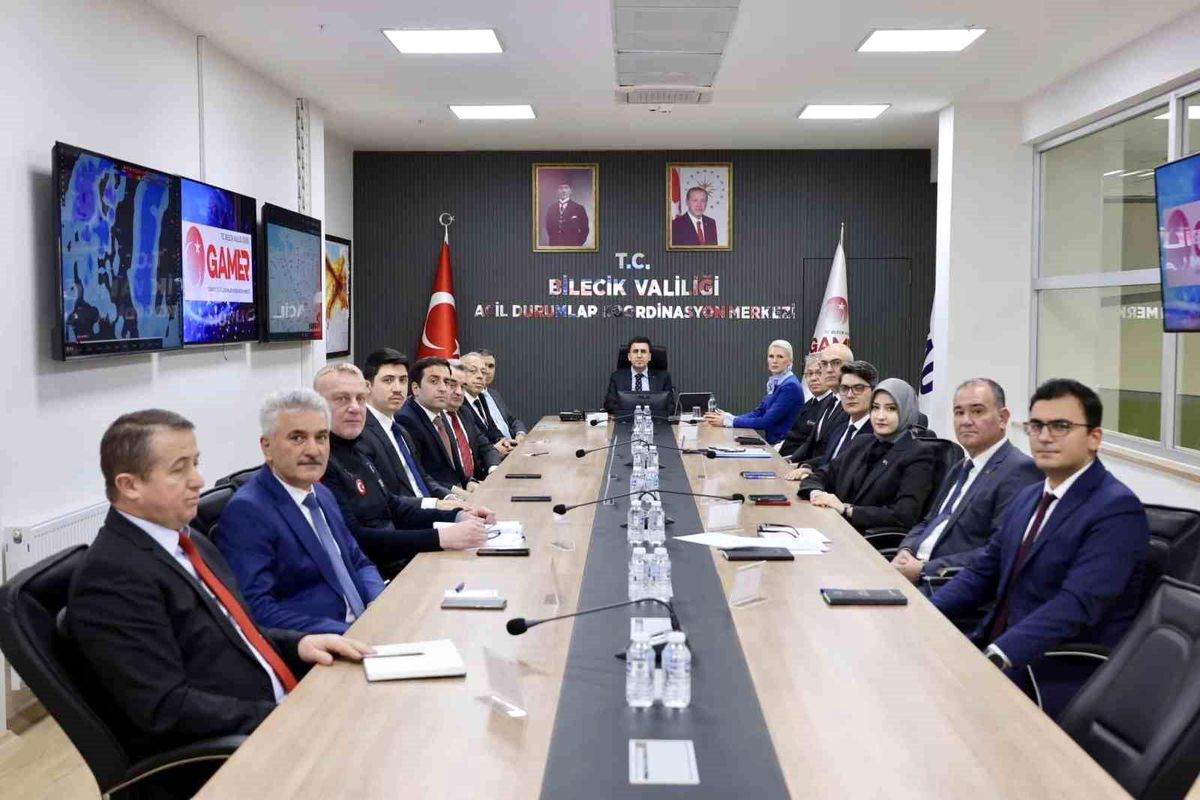 Bilecik\'te Acil Durumlar Koordinasyon Toplantısı Gerçekleştirildi